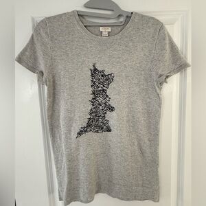 J. Crew XS Westie short sleeve sweater blouse